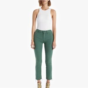 Mother Denim The Rascal Ankle Snippet - So Far Gone - Army  Size 25